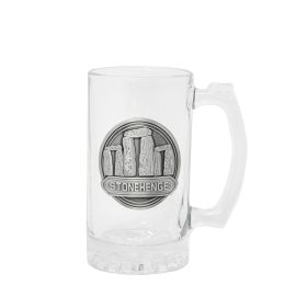 Stonehenge Medallion Glass Tankard