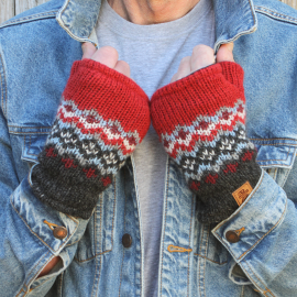 Men's Fingerless Gloves