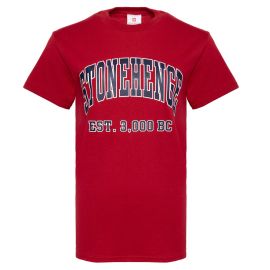 Stonehenge Est. 3000 BC Red T-Shirt