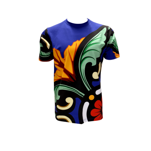 English Heritage Bold Print Stained Glass Design t-shirt