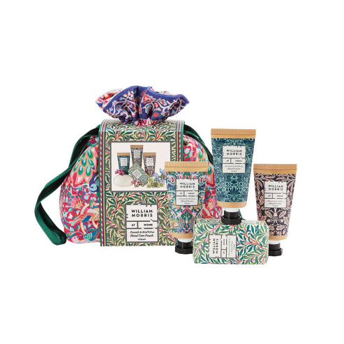 William Morris Velvet Pouch Peacock & Bird Hand Care Gift Set