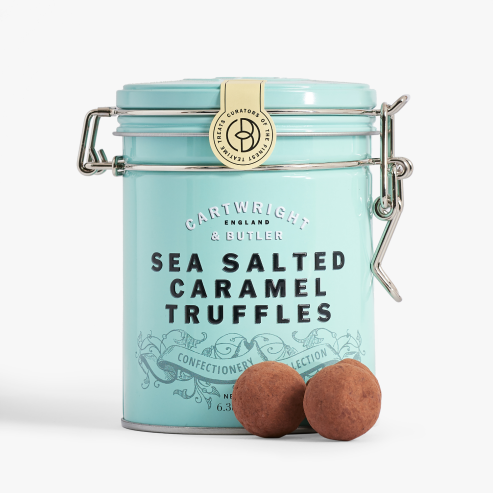 Cartwright & Butler Sea Salted Caramel Truffles 180g Tin