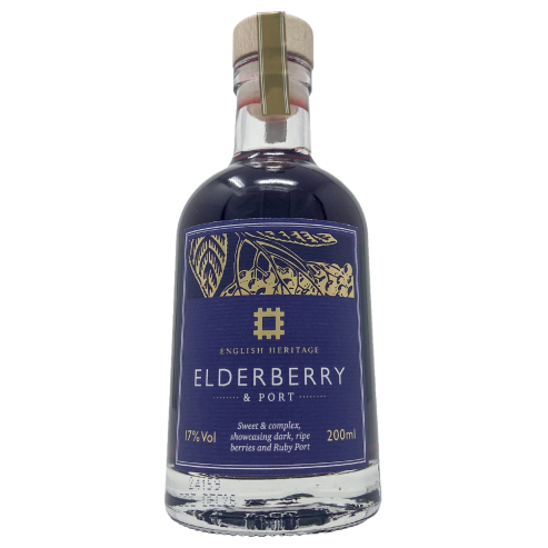 English Heritage Liqueur Elderberry & Port 200ml Bottle 