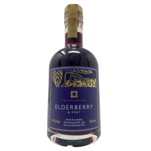 English Heritage Elderberry & Port Liqueur 350ml Bottle 