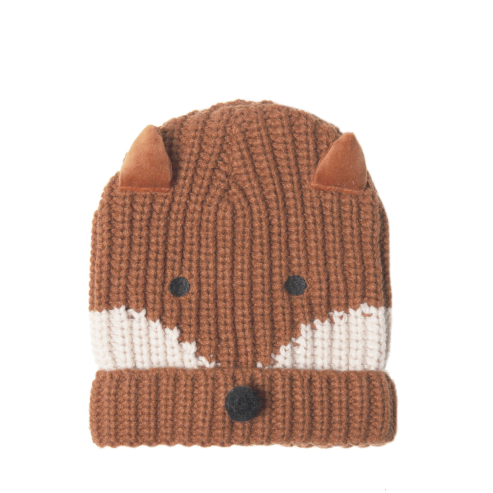 Children's Knitted Fox Hat