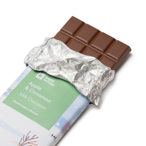 Apple & Cinnamon Milk Chocolate 90g Bar