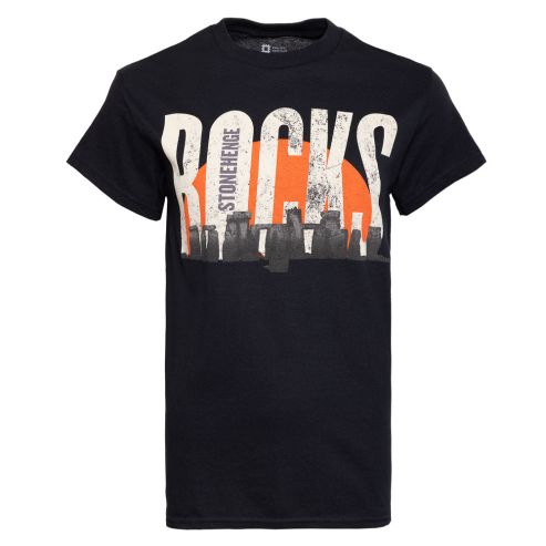 Stonehenge Rocks T-Shirt - Black