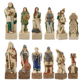 Buy Celtic & Viking Hand Painted Chess Pieces | English Heritage