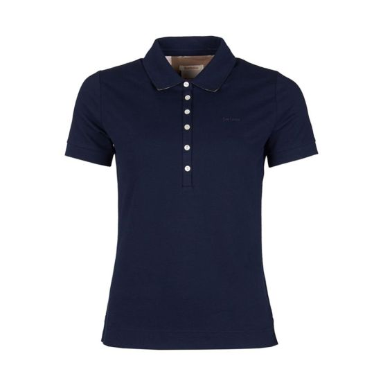 Barbour navy polo shirt online